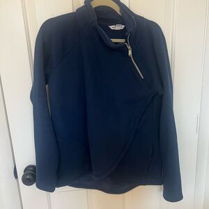 Athleta Asymmetrical Zip sweatshirt